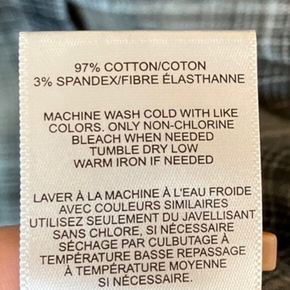 Express Womens Shirt Multicolored Plaid Button Down Collared Flannel Stretch XS - Picture 5 of 10